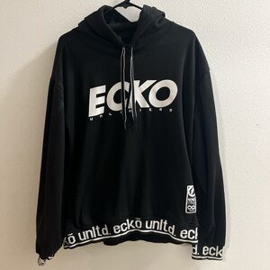Ecko Unlimited Black Hoodie for Men